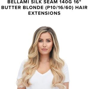 BELLAMI Silk Seam 16” Butter Blonde Hair Extensions